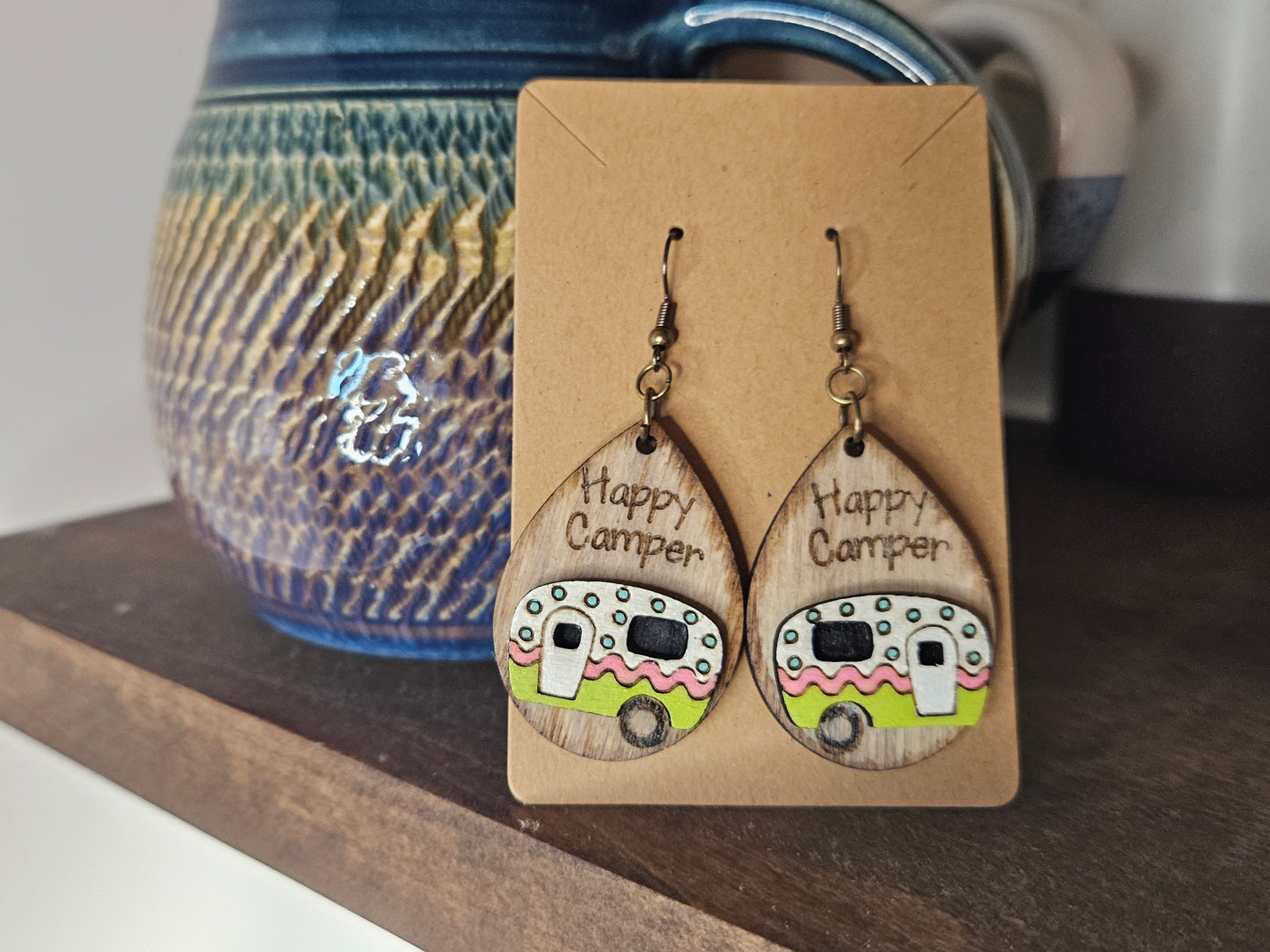 Earrings- Happy Camper