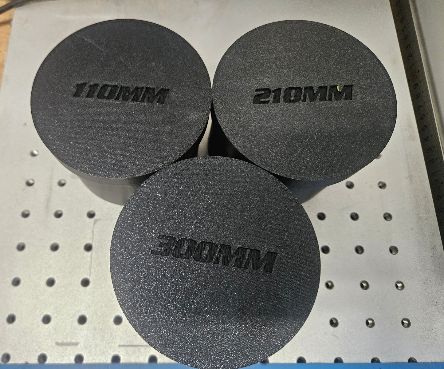 Galvo laser lens storage containers