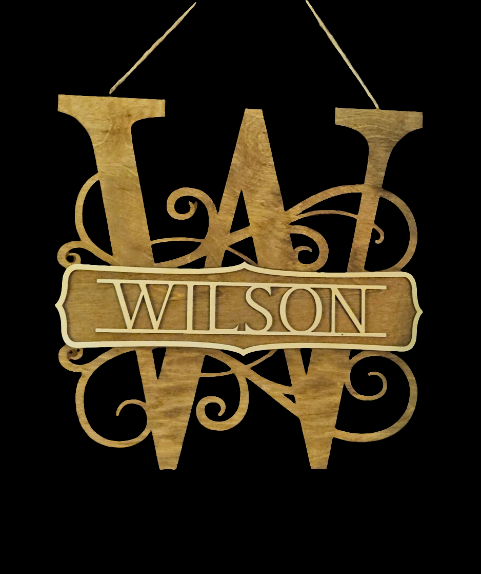 Monogram Door Hanger