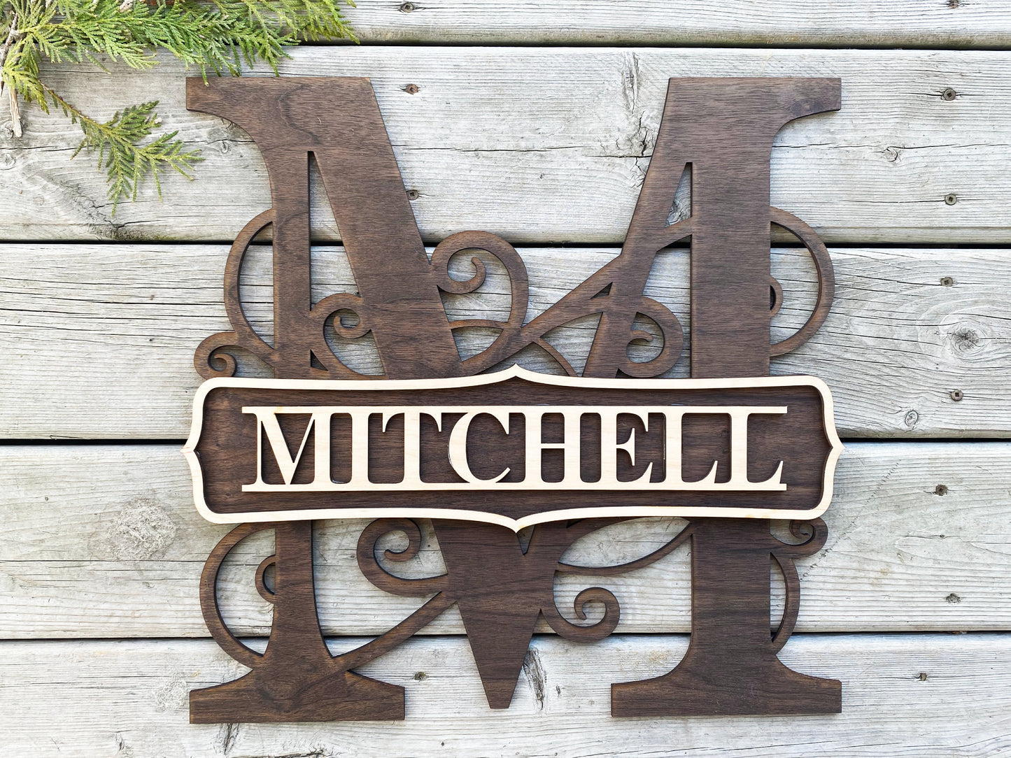 MONOGRAM DOOR HANGER
