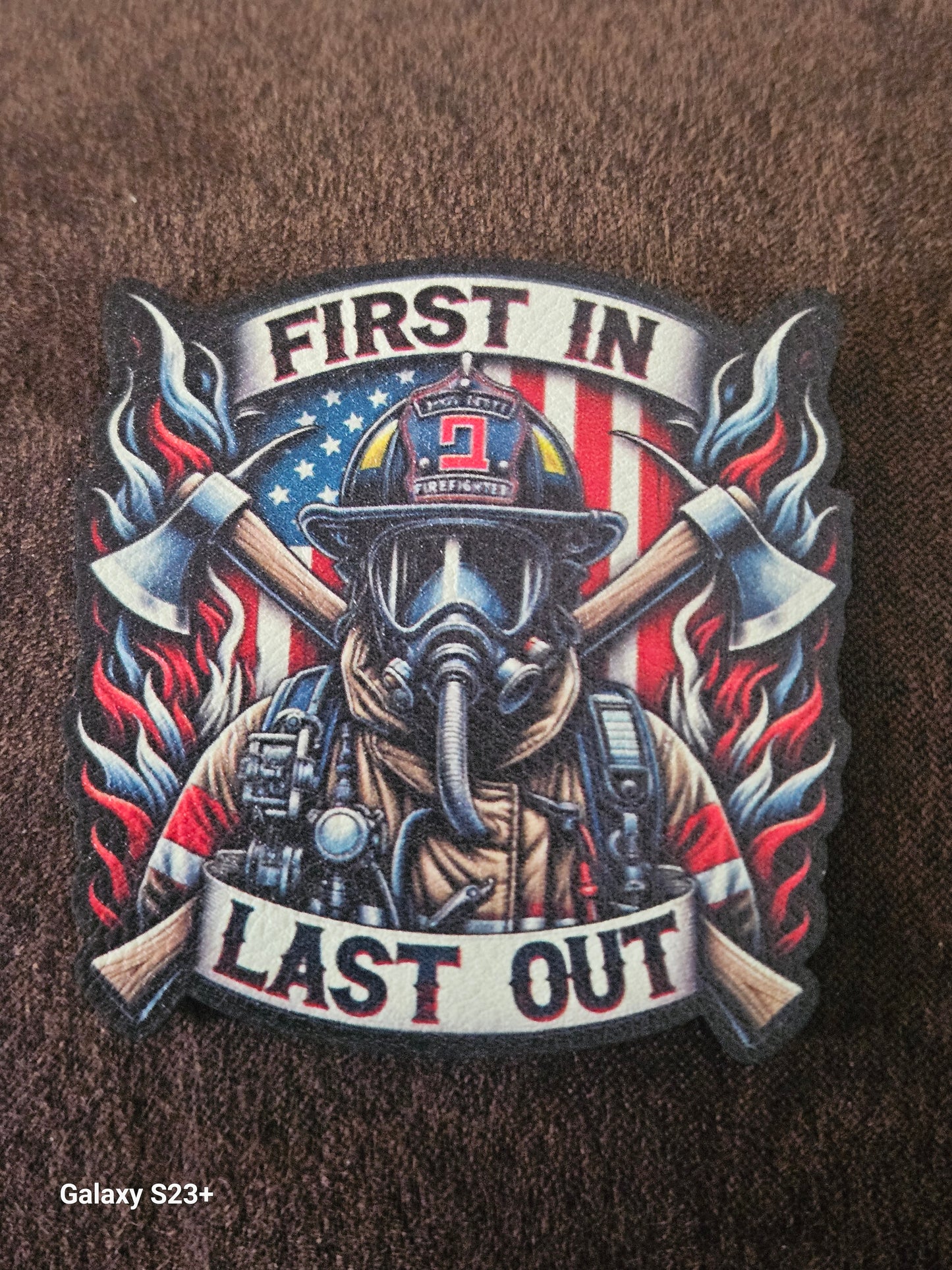 First In Last Out hat (UV patch)