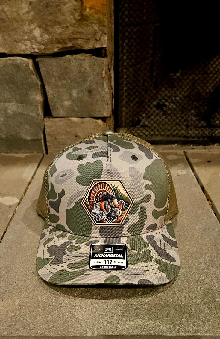 Mossey Oak Bottomland Hat (Turkey- UV Hex patch)