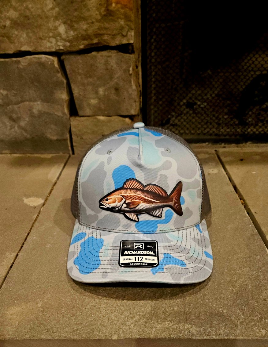 Hat- Red fish (UV patch)