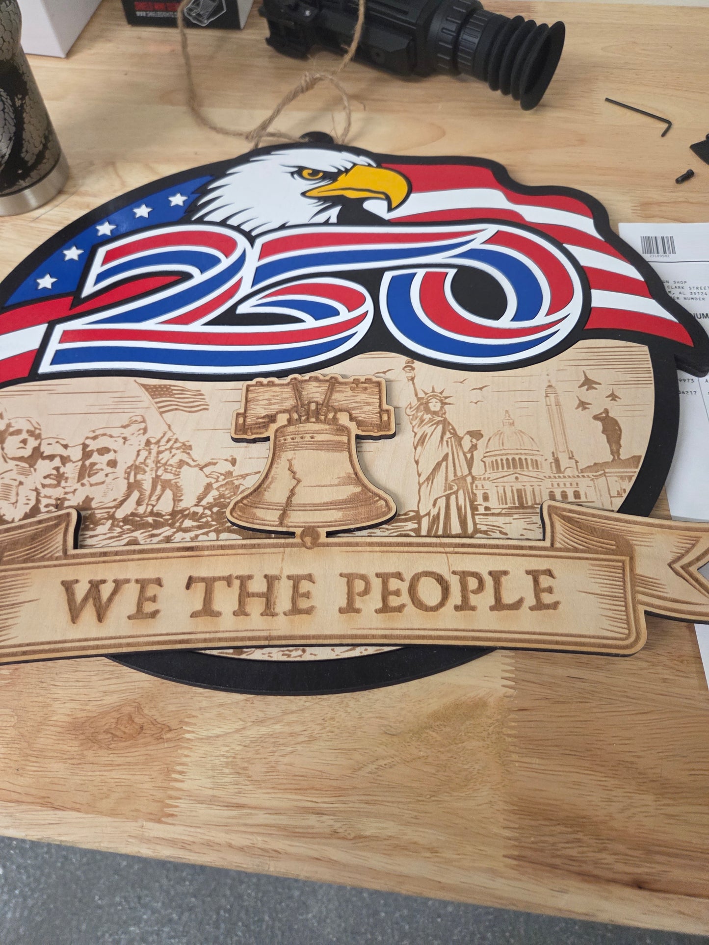 250 We The People door hanger
