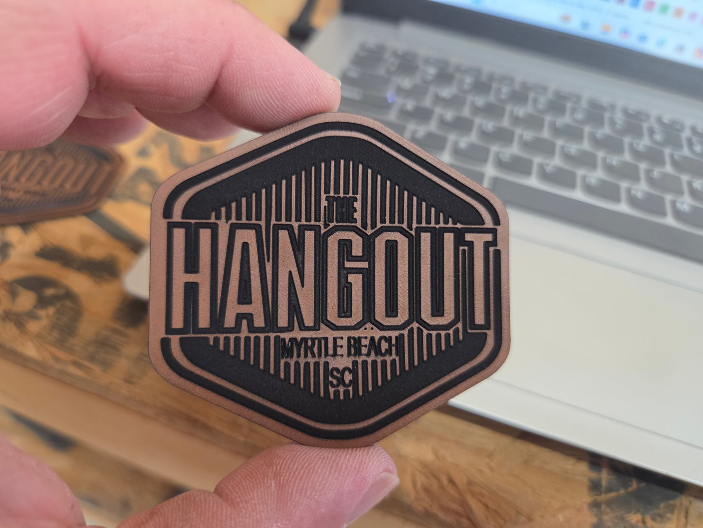 Custom Engraved Hat Patches