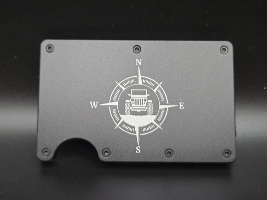 Wallet- Compass with Jeep