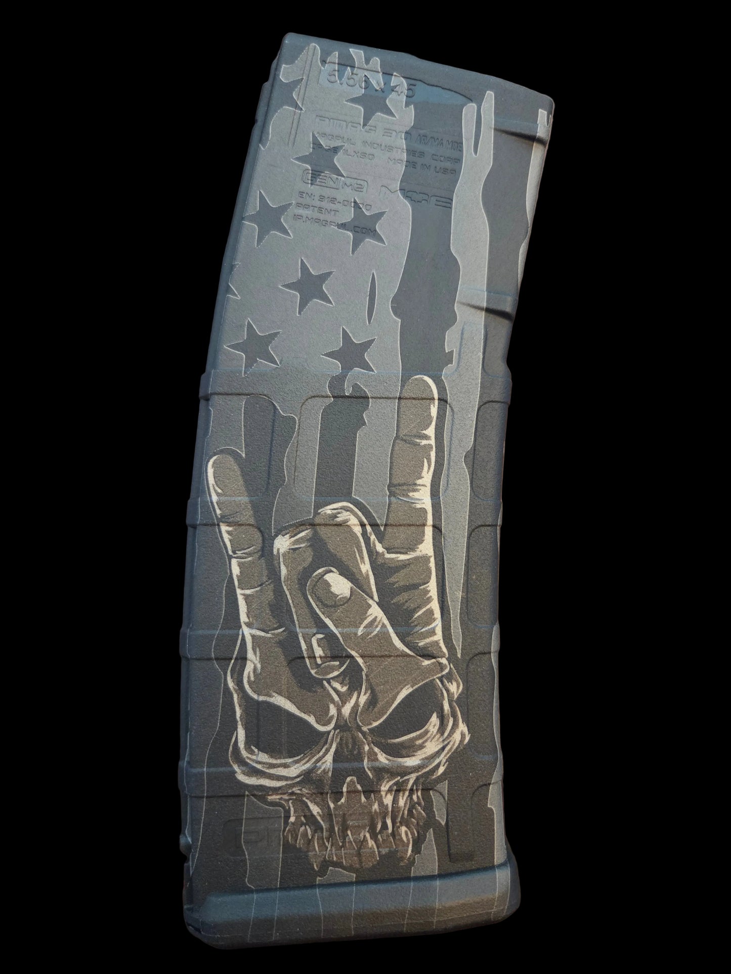 Pmag- Hell Yeah Skull Hand Flag